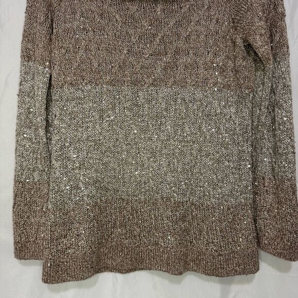 White House Black Market sequin sweater size L - Picture 3 of 7